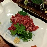 谷町 わらかし - フィレ馬刺し