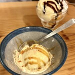 GOTTO酒場 - 黒蜜きなこアイス、ミニチョコレートパフェ
