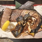 海鮮原始焼 ろば炭魚 - 