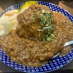 ヌードル＆スパイスカレー 今日の1番 - 本日のカレー(朝限定セット) キーマカレー