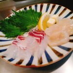 てっぱん料理味味亭 - 海鮮　鯛とホタテ