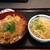 大助うどん - 料理写真:カツ丼とミニうどん