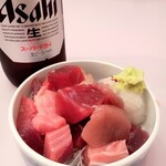 水口食堂 - まぐろぶつ切