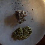 マルタ - コショウダイに添えてあったもち麦のリゾット、作りたいほど美味しいですが、きっとつくれないなー。