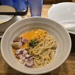 中華そば 麺壁九年 - 海老トマトクリームの和え玉400円