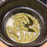 雪花菜 - 枝豆の土鍋ご飯