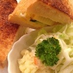 ティーハウスタカノ - ランチセットのサラダのアップ