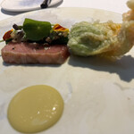 Restaurant Bellustar - 鮪のマリネ 花ズッキーニ