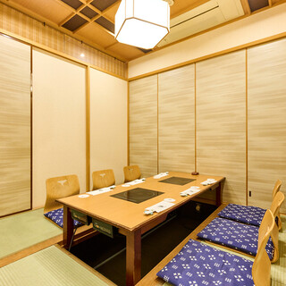 様々なシーンでご利用いただける、充実した大小個室