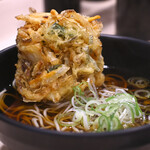 かき揚げそば 吉利庵 - かき揚げそば＠税込600円