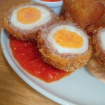 そのさき食堂 - スコッチエッグ定食