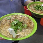 阿宗麺線 - 小椀、パクチー乗せ