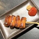 三酉屋 - チョリソ串165円