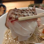 麺家 たけ田 - 真鯛刺し