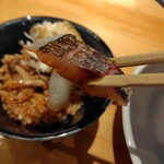 麺家 たけ田 - メジナ刺し