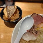 麺家 たけ田 - 山椒香る炊き込みご飯真鯛のせ