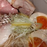 麺家 たけ田 - 白ねぎとゆず皮