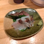 麺家 たけ田 - 大洋丸の神経〆イサキ・夏メジナ炙り