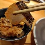 麺家 たけ田 - イサキ刺し