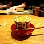 高太郎 - とうもろこしと蛤の茶碗蒸し