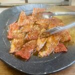 焼肉 八島丹山 - 上バラ2人前