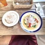 イシオノ -  魚料理・カガミダイのブレゼ＆古代米入りごはん