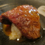 SATOブリアン - 宮崎牛の牛ヒレご飯、すき焼きだれで