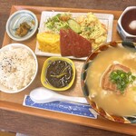 ななほし食堂 - ゆし豆腐定食　ごはん小