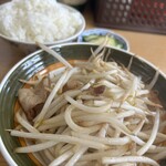 江ちゃんラーメン - もやし炒め♬