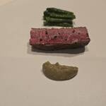 ポンテ デル ピアット - 蝦夷鹿　茄子　インゲン豆