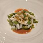 ポンテ デル ピアット - ヒイカ　ジェノベーゼ　フレッシュトマト　トロフィエ