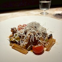 黒毛和牛のラグーソースのリガトーニ