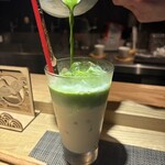 お猪口 - 私は大好きな抹茶割り