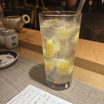 お猪口 - このレモンサワーめちゃ美味しい