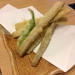 しお津 - 牛蒡のてんぷら