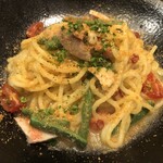 Ciao centro - 白身魚とカラスミのペペロンチーノ：１７３０円