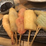 ざっくばらん - おまかせ串5本盛り(850円)