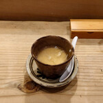 食堂 おがわ - 白ばい貝の茶わん蒸し