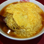中華菜館 紅宝石 - 天津麺 エビ玉そば ¥600+税