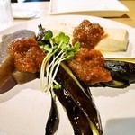 オンカフェ モニワ - 料理写真:田楽３種盛り￥５００