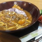 Tampopo - 「薬膳カレー」750円　　箸以外は、越前漆器です。