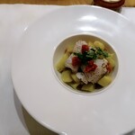 ノルマンディー - 鱧と賀茂なすの前菜(＋？？？)