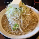ラーメン南の - 背脂味噌ラーメンバタートッピング