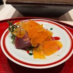 照寿司 - ヤイト鰹(千崎)カラスミがけ