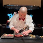 照寿司 - 蛸(関門海峡)