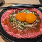 焼肉ホルモン 風土. - 黒毛和牛のカルパッチョ