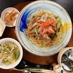 中国料理 揚州厨房 - 冷やしタンタンメンセット