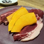 焼肉ホルモン 風土. - ジンギスカン盛り合わせ　ウデ　モモ　肩ロース