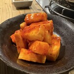 焼肉ホルモン 風土. - 山芋キムチ