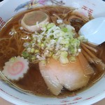 自由軒 - 正油ラーメン\550